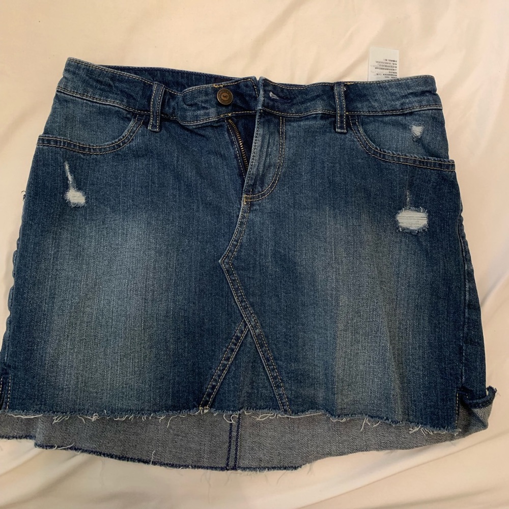 jean skirt